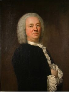 G 1560. Portret Jacob van Citters (1708-1792), toegeschreven aan J. Appelius. Dit schilderij hing boven de schoorsteen links. Olieverf op doek, hoog 80 cm, breed 60 cm. In bruikleen bij het Zeeuws Museum. 