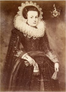 Zelandia Illustrata IV-160-2. Martintje van Citters (1609-1629). Negentiende-eeuwse foto van een schilderij. Hoog 14 cm, breed 10 cm. In bruikleen bij het Zeeuws Archief.