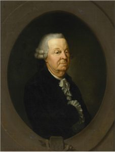G 1562. Portret van Jacob van Citters (1708-1792) door B.S. Bolomey. Olieverf op doek, hoog 80 cm, breed 65 cm.In bruikleen bij het Zeeuws Museum.