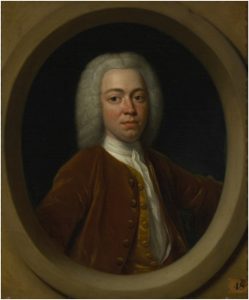 G 1559. Portret van Jacob van Citters (1708-1792) doorPhilips van Dijk (1680-1753). Olieverf op doek, hoog 37 cm, breed 33 cm. In bruikleen bij het Zeeuws Museum.
